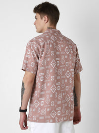 VASTRADO Men Classic Opaque Printed Casual Shirt