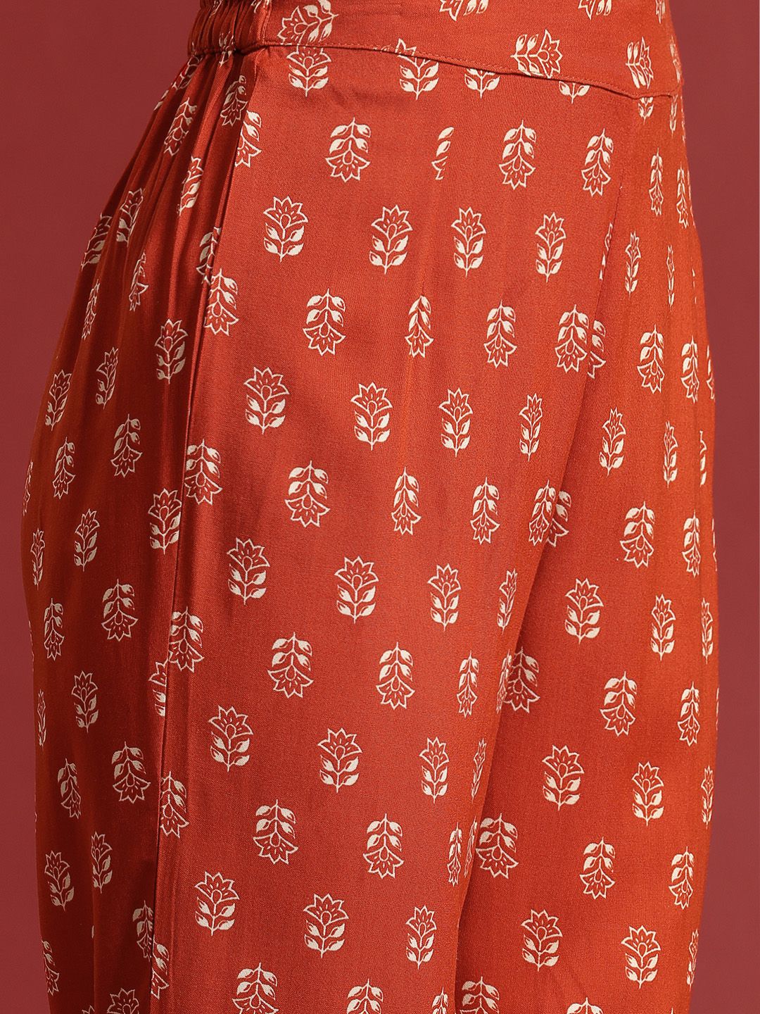 Anouk Yoke Design Gotta Patti Straight Kurta with Trousers