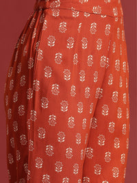Anouk Yoke Design Gotta Patti Straight Kurta with Trousers