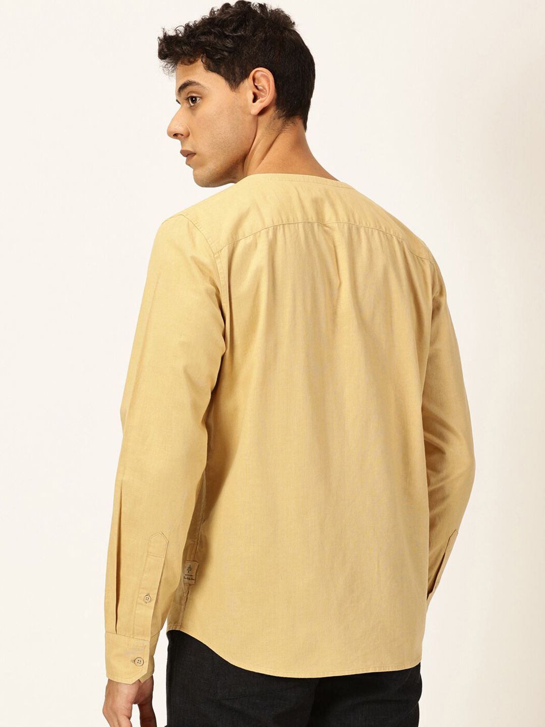 Thomas Scott Men Premium Cotton Linen Casual Shirt