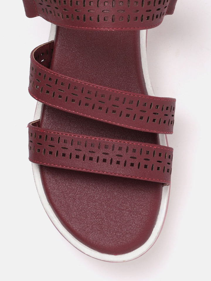 DressBerry Comfort Sandals with Laser Cuts
