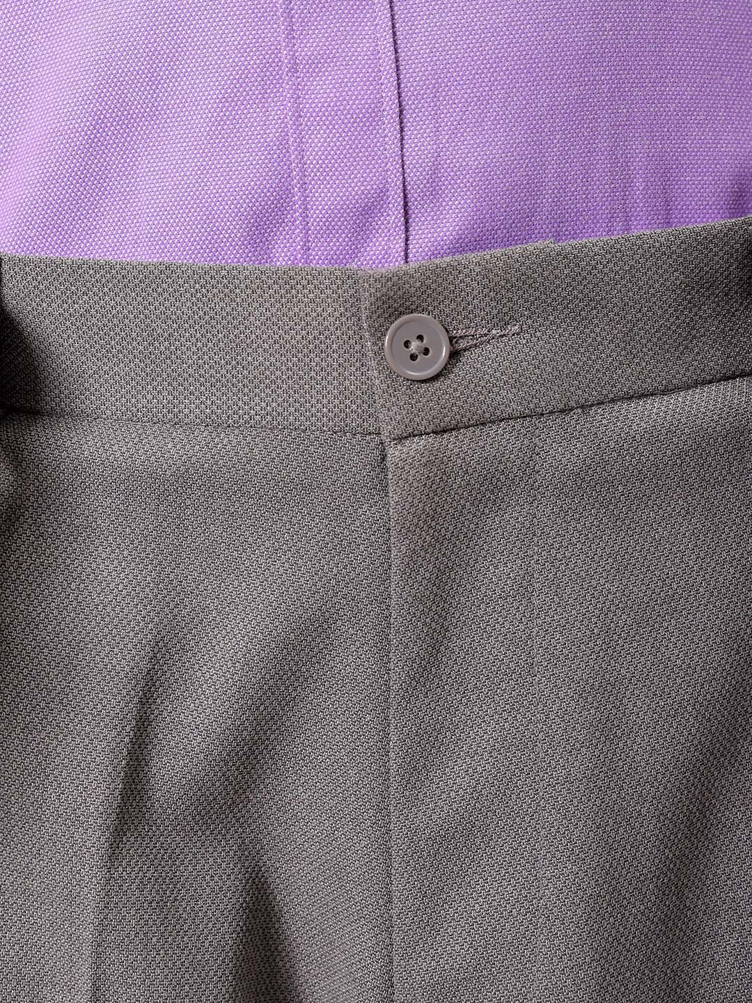 The Indian Garage Co. X Luxe Men Textured  Formal Trousers