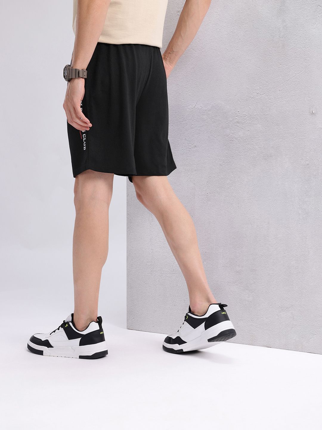 HRX by Hrithik Roshan Men Typography Printed Shorts