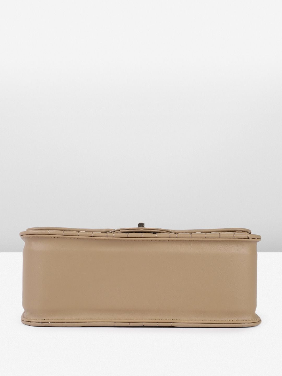 DressBerry Textured Structured Shoulder Bag with Quilted