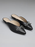 Lino Perros Women Kitten Mules with Bows