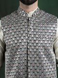 Jaket Nehru Sutera Premium SOJANYA Sulam