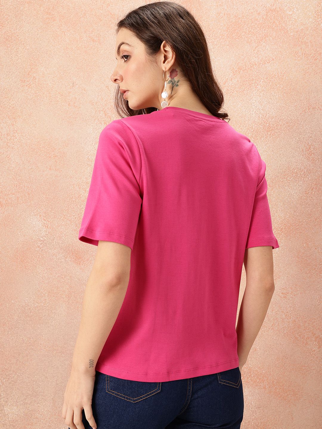 all about you V-Neck Regular Fit T-shirt