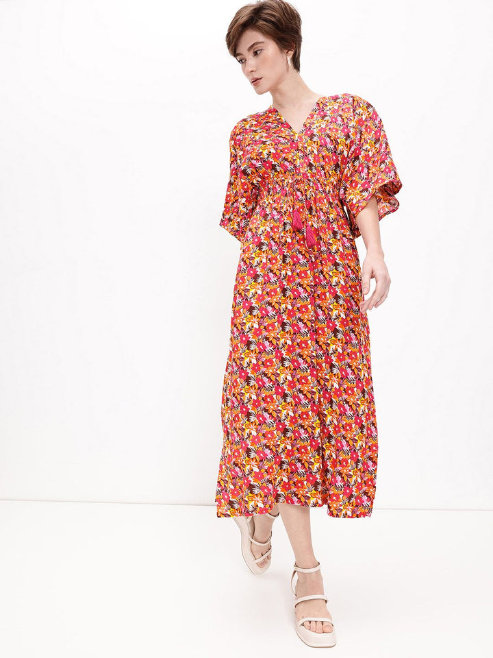 DressBerry Smock Waist Midi Dress