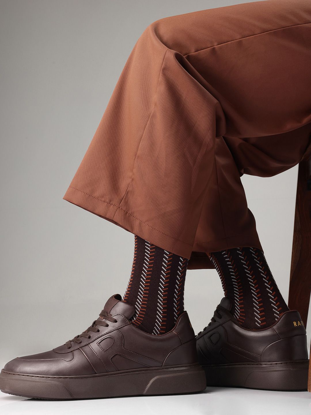 RARE RABBIT Men Leather Sneakers