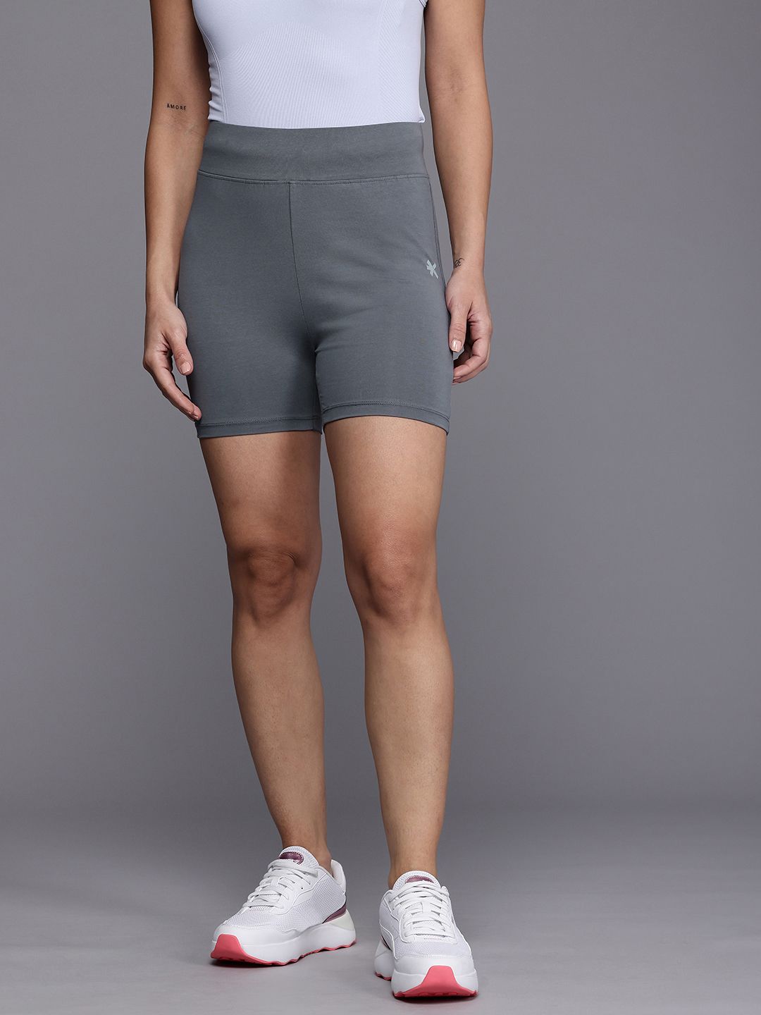 HRX by Hrithik Roshan Women Slim Fit Biker Shorts