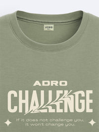 ADRO Men Typography Printed Raw Edge T-shirt