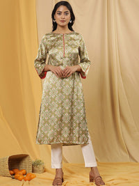 W Ethnic Motifs Printed Regular Kurta with Trouser