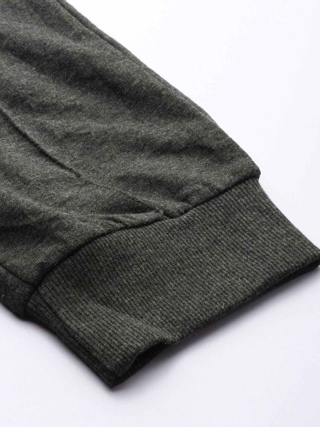 The Indian Garage Co Men Grey Solid Slim Fit Jogger