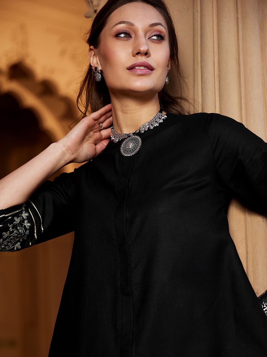 Shae by SASSAFRAS Women Shirt with Palazzos Co-Ords Set