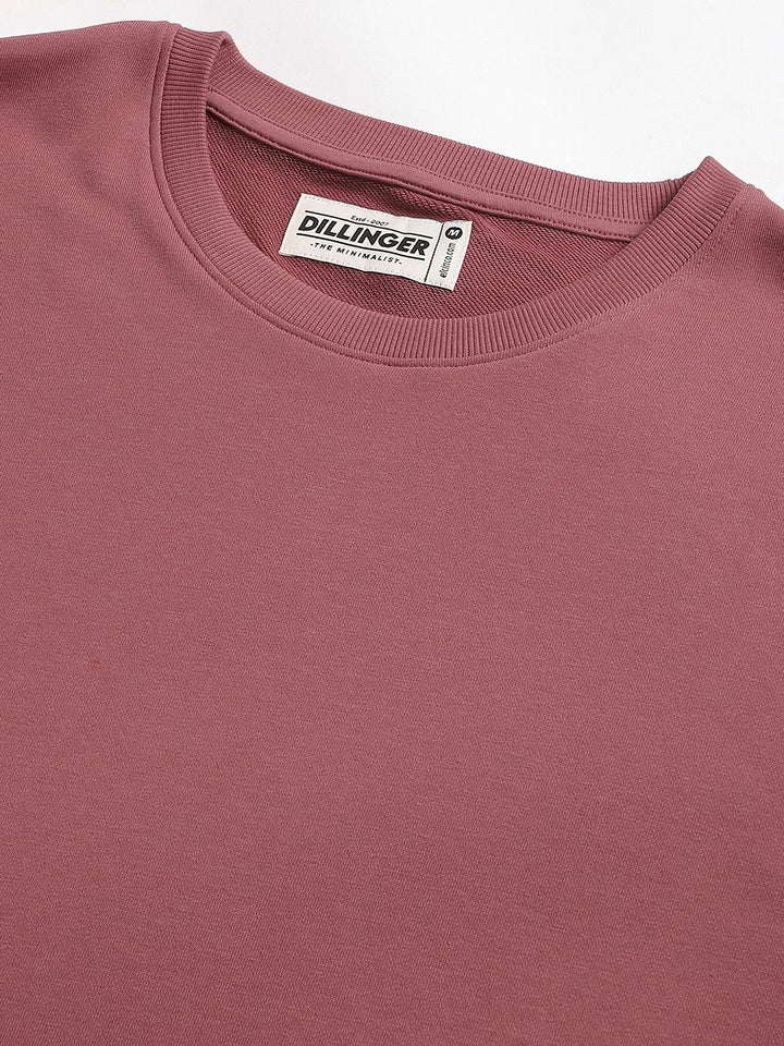 DILLINGER Men Solid Ultra Soft Drapey Cotton Oversized Drop Shoulder T-Shirt