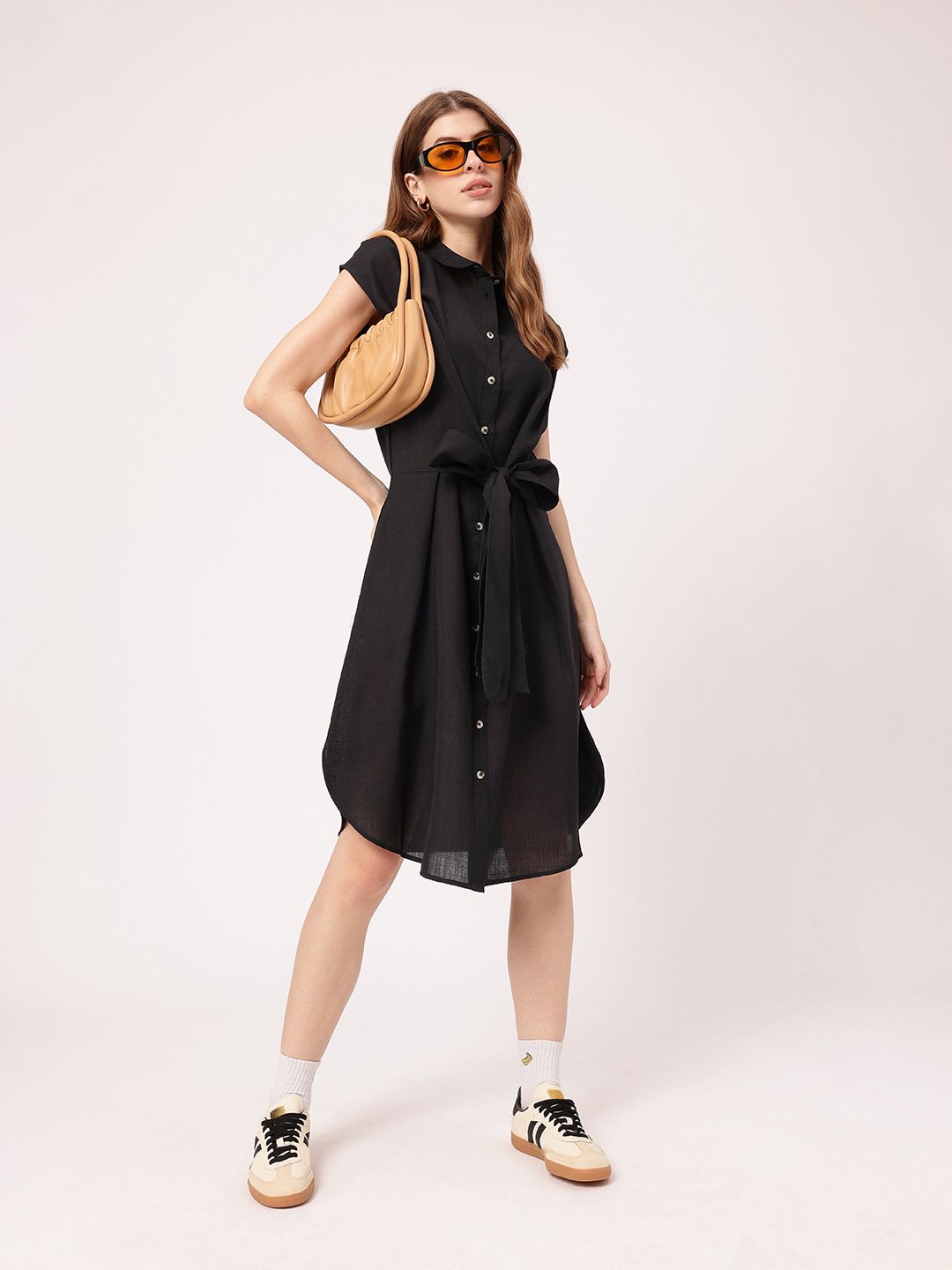 Classic Ribbon Magic Femme Shirt Style Dress