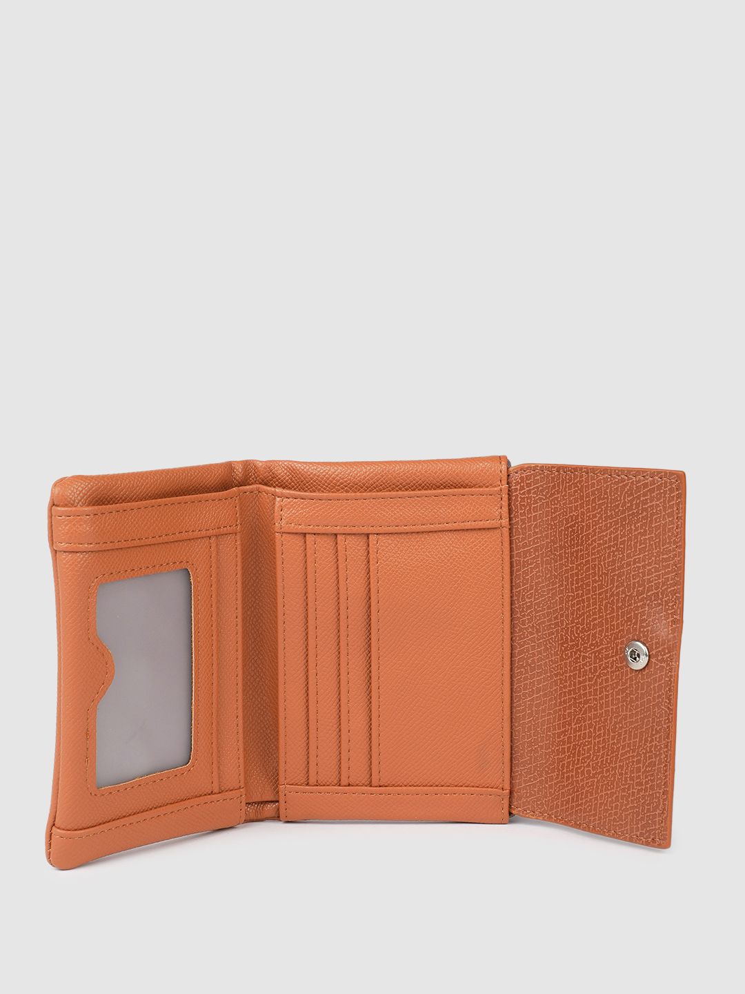 DressBerry Women Animal Textured Three Fold Wallet