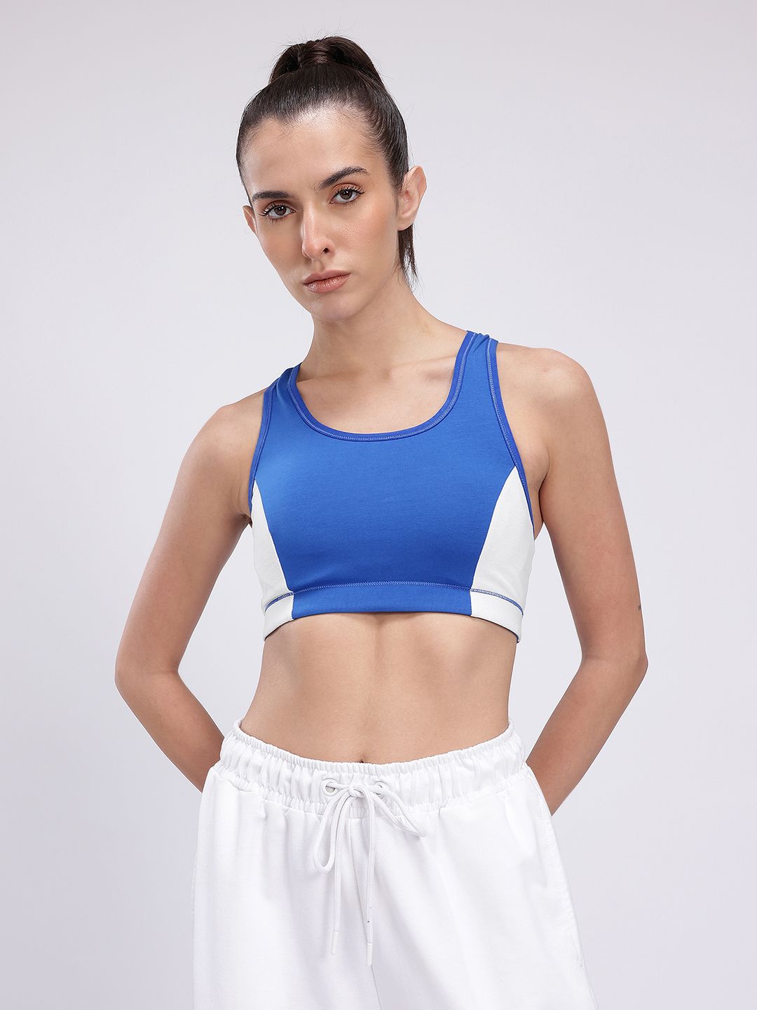 HRX by Hrithik Roshan Colourblocked Removable Padding Full Coverage T-shirt Bra KL109_04_C