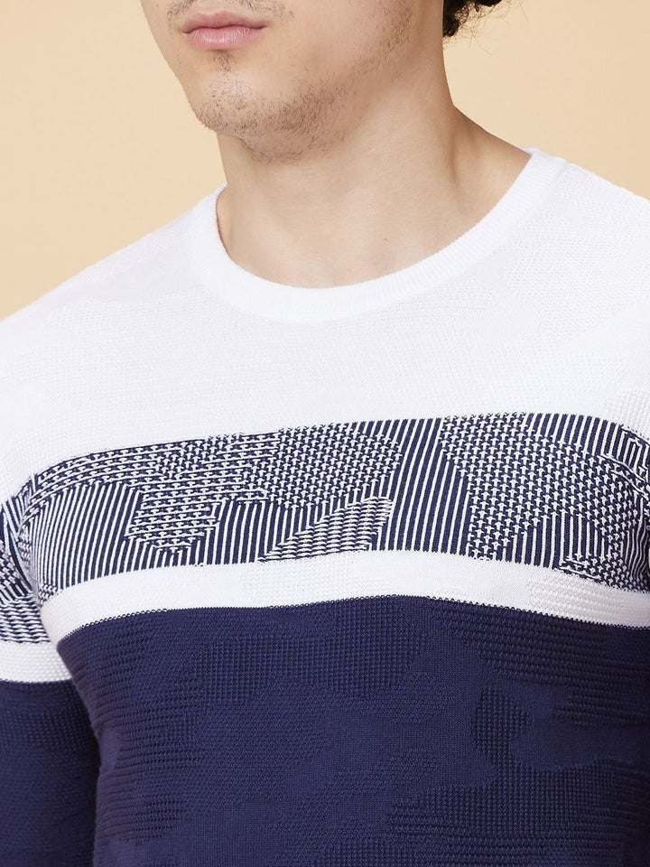 Being Human Men Pure Cotton Colourblocked Pockets T-shirt