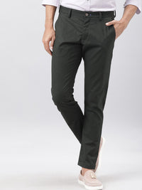 RARE RABBIT Men Mazzio Mid Rise Slim Fit Trouser