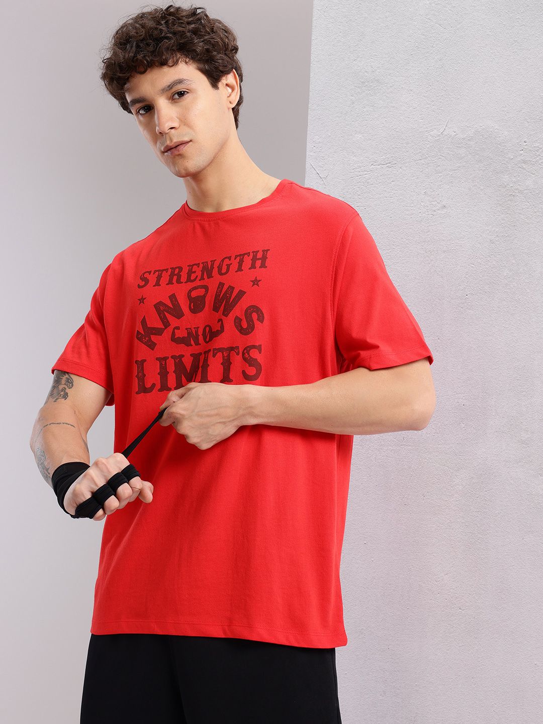 HRX by Hrithik Roshan Men Relaxed Fit Training T-shirt