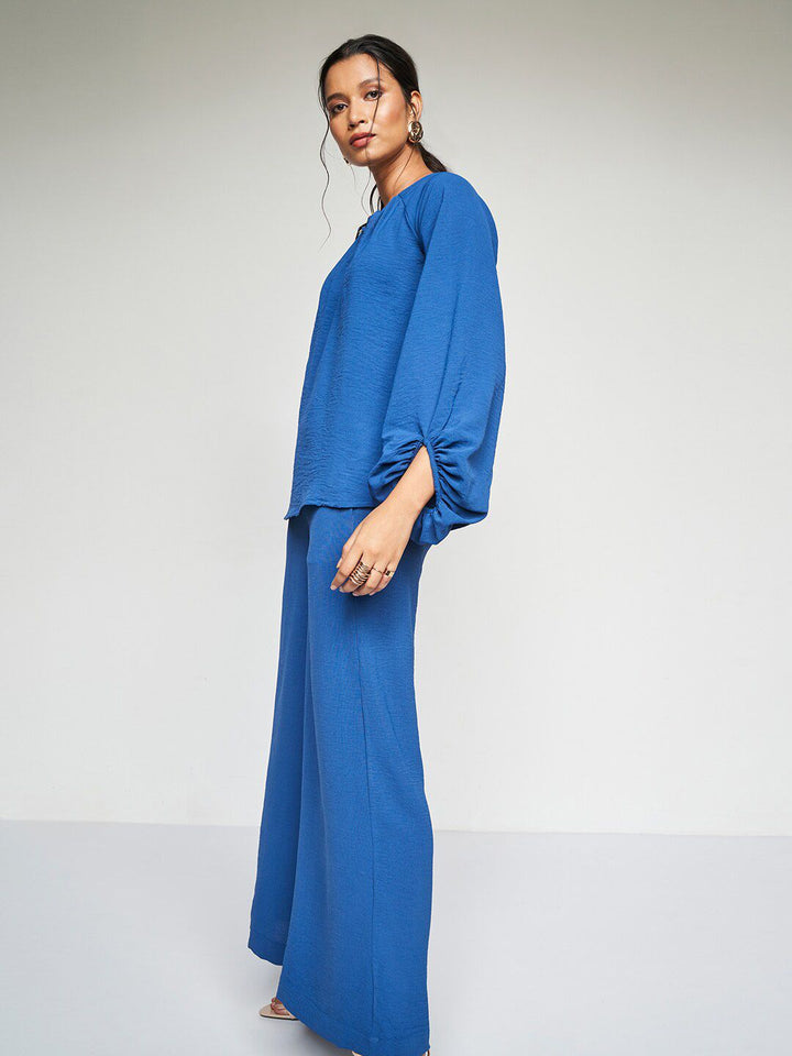 AND Round Neck Top With Palazzos