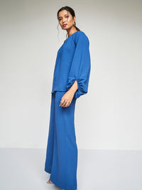 AND Round Neck Top With Palazzos