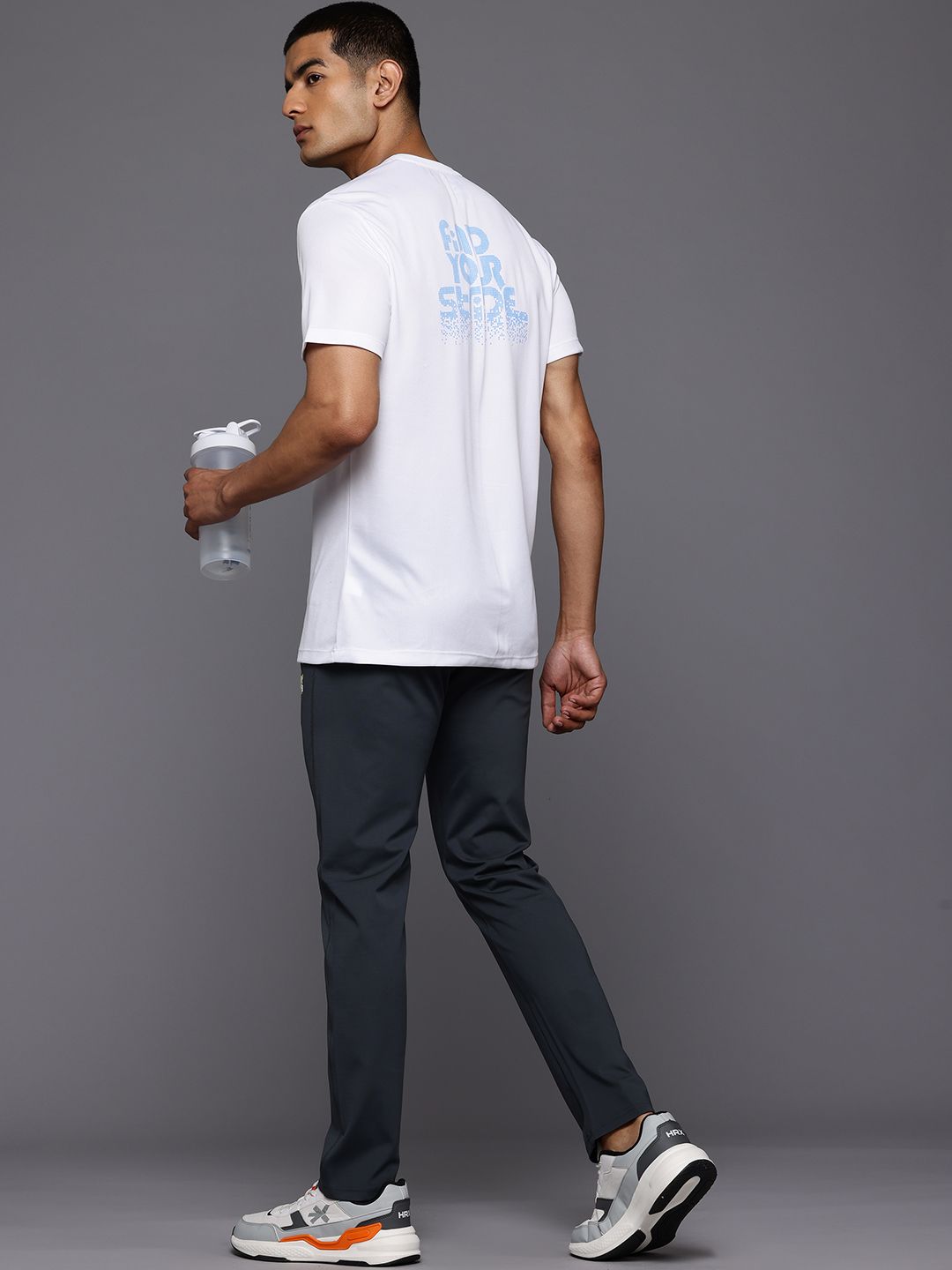 HRX by Hrithik Roshan Typography Printed Rapid-Dry Running T-shirt