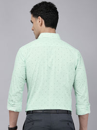 Park Avenue Slim Fit Printed Pure Cotton Formal Shirt