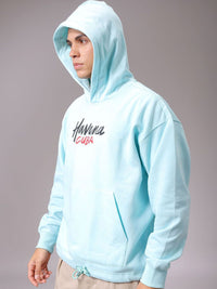 The Indian Garage Co Men Printed Hooded Sweatshirt