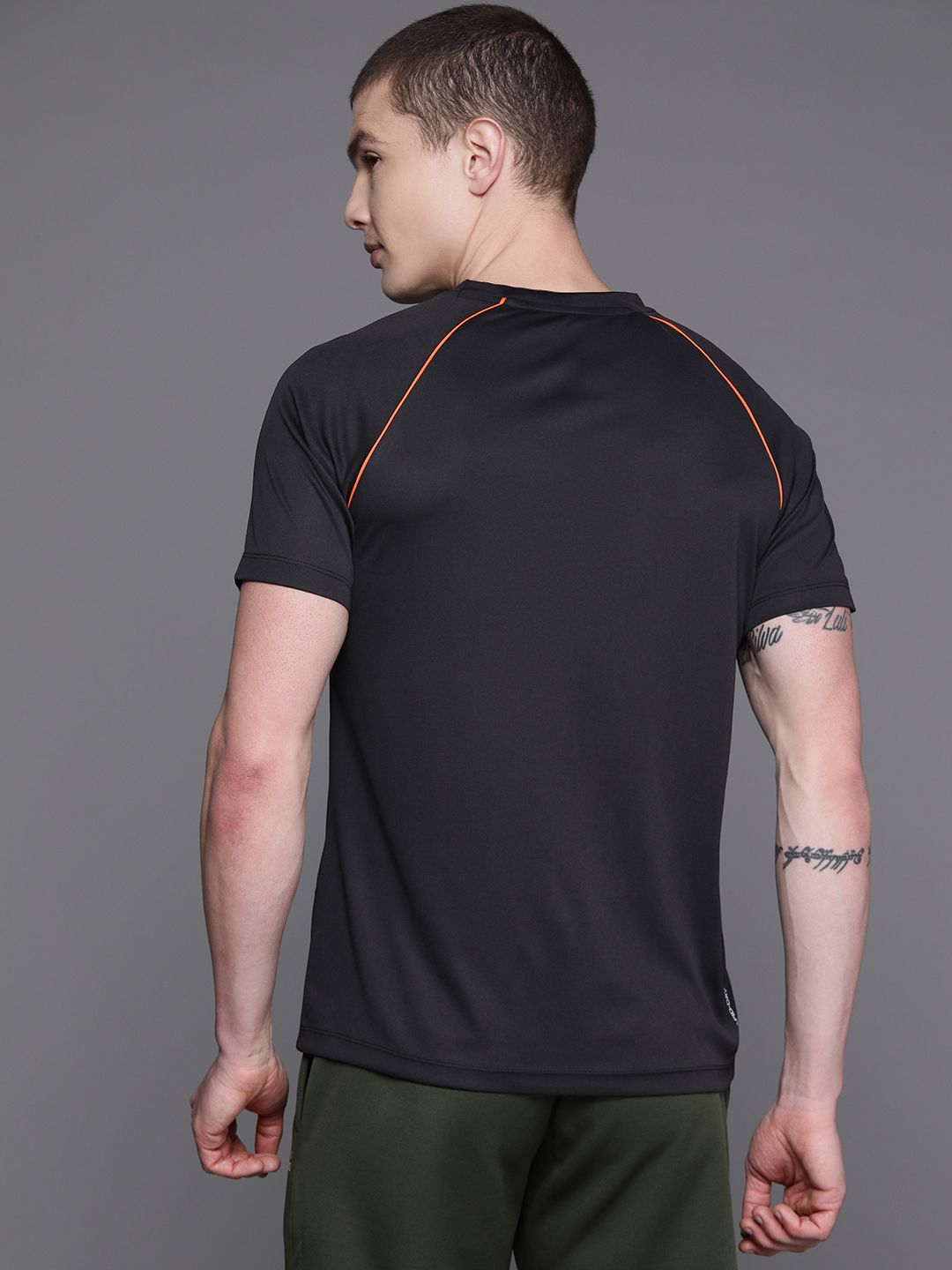 HRX by Hrithik Roshan Printed Rapid-Dry Training T-shirt