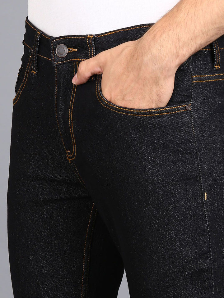 Urbano Fashion Men Clean Look Mid-Rise Stretchable Jeans
