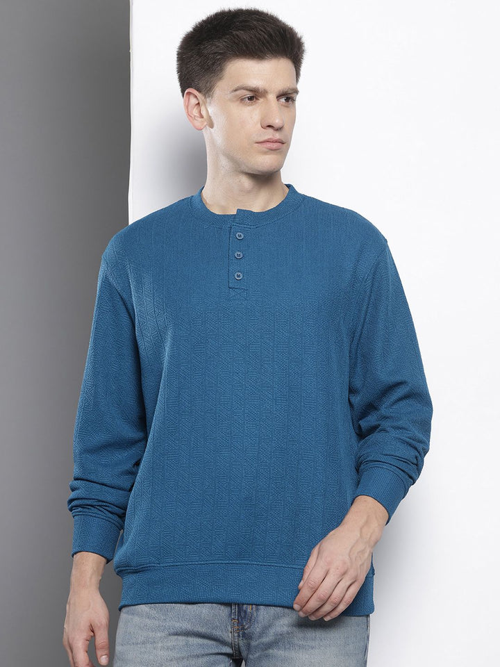 The Indian Garage Co Relaxed Fit Textured Sweatshirt