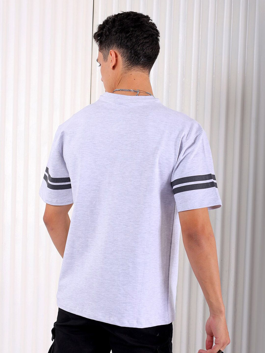 The Indian Garage Co Typography Printed Cotton Boxy T-shirt