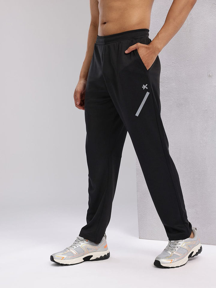 HRX by Hrithik Roshan Men Rapid-Dry Mid-Rise Regular Fit Running Track pants