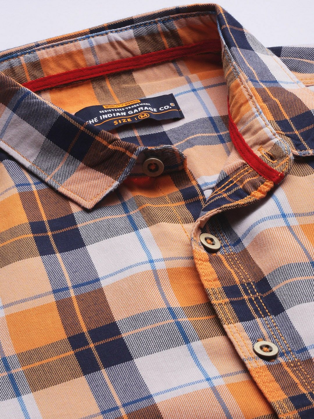 The Indian Garage Co Checked Casual Shirt