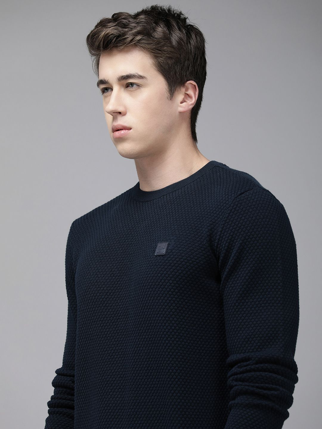 THE BEAR HOUSE Pure Cotton Applique Slim Fit T-shirt