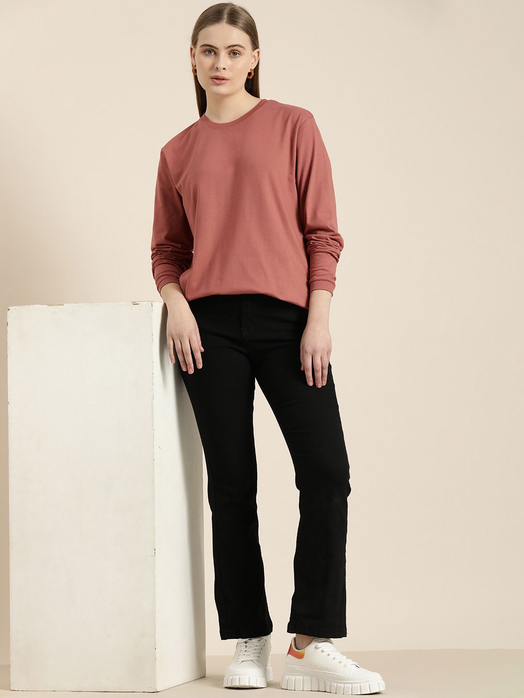 DILLINGER Women Oversized Pure Cotton T-shirt