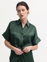 Rareism dilanjutkan lengan baju baju kapas atas
