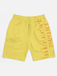 HELLCAT Boys Pack Of 4 Mid-Rise Colourblocked Cotton Shorts