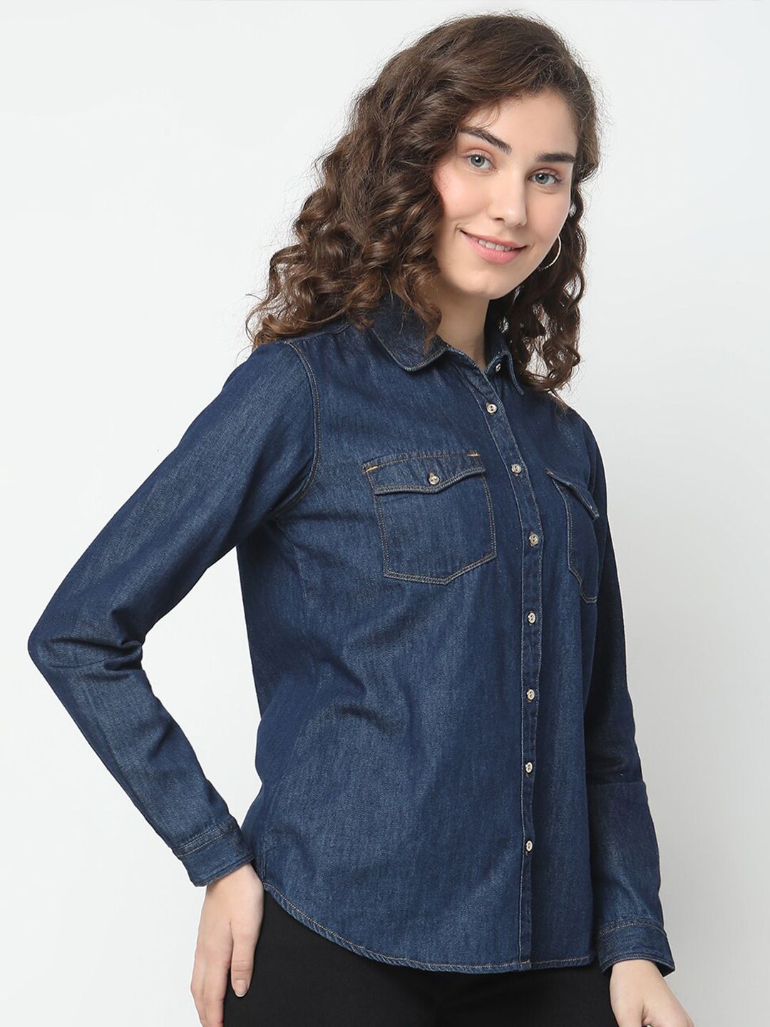 SPYKAR Spread Collar Cotton Casual Shirt