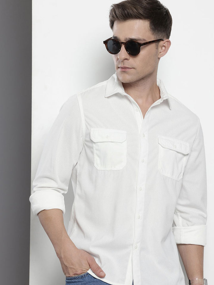 The Indian Garage Co Corduroy Casual Shirt