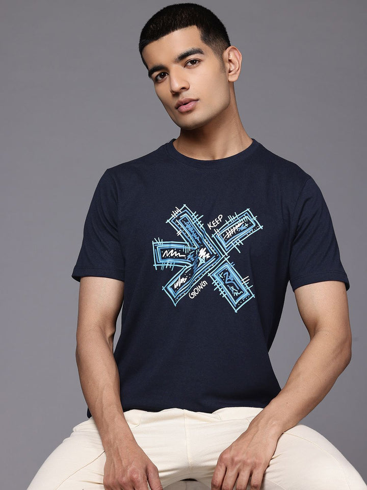 HRX by Hrithik Roshan Men Brand Logo Printed Lifestyle T-shirt