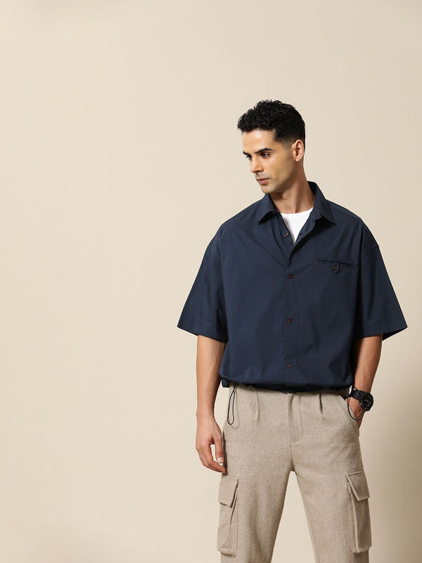 Mr Bowerbird Solid Oversized Casual Shirt