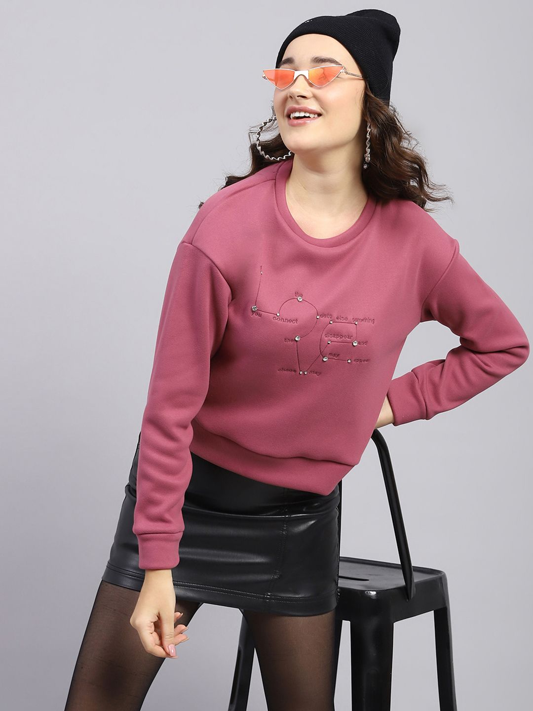 Monte Carlo Women Embroidered Sweatshirt