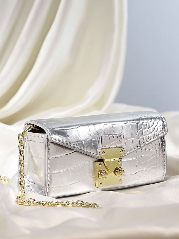 DressBerry Animal Textured Miniature Sling Bag
