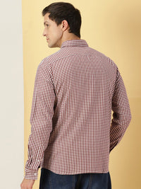 Thomas Scott Classic Slim Fit Gingham Checked Pure Cotton Casual Shirt