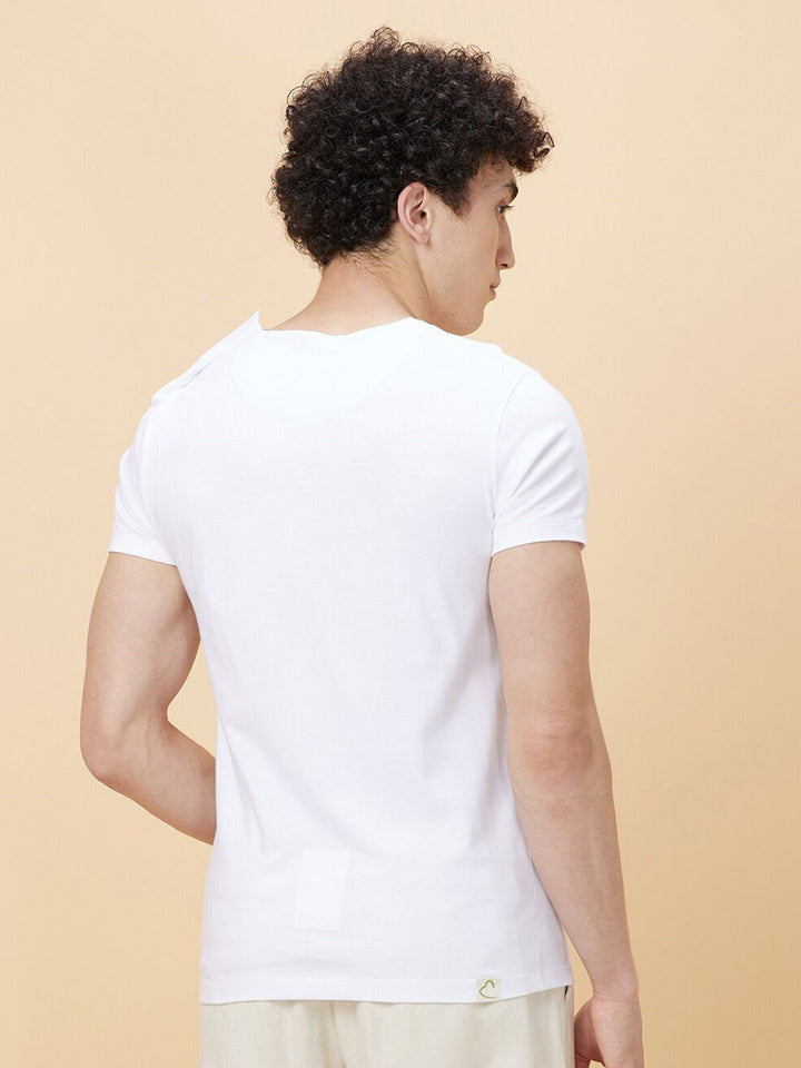 Being Human Men Round Neck Solid T-shirt