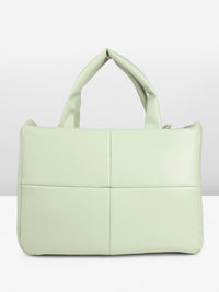 DressBerry Structured Quilted Handheld Bag