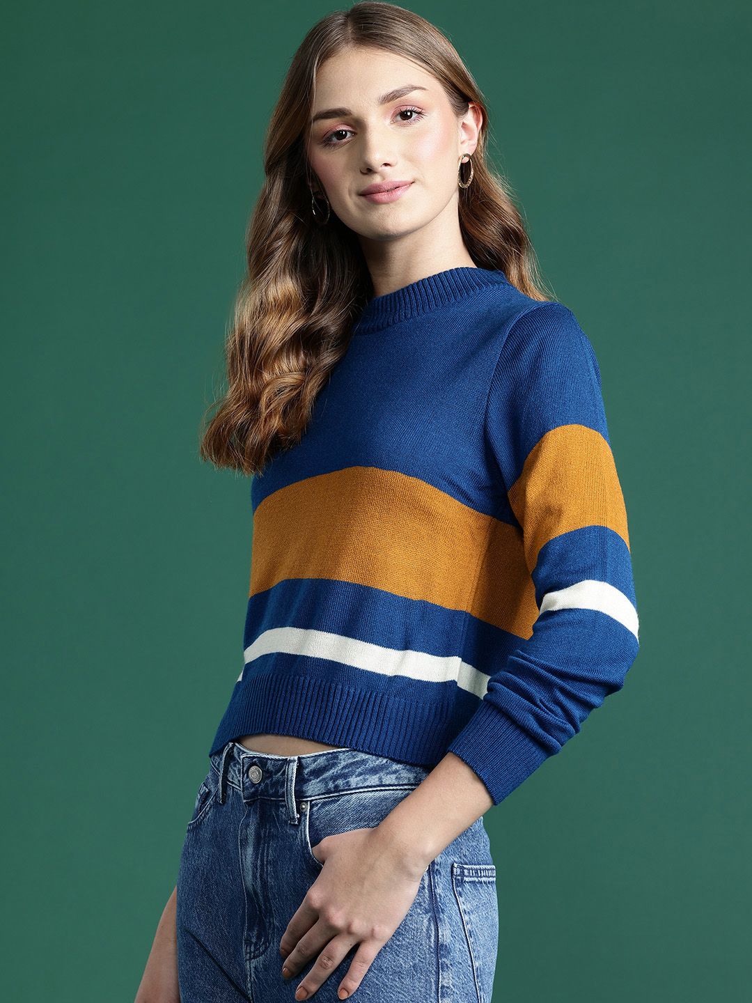 DressBerry Colorblocked Pullover